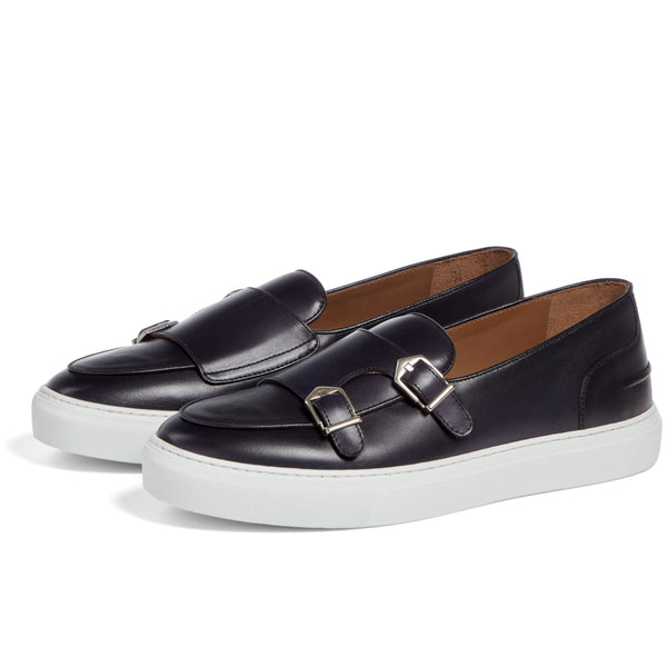 Patent leather slip on sales sneakers